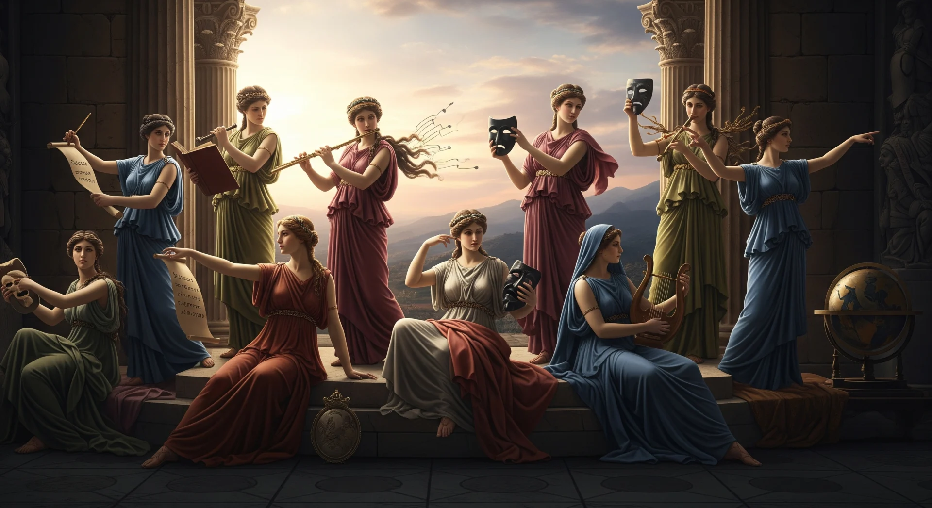 The Muses of Greek Mythology - The Inspiration Behind Our Villas